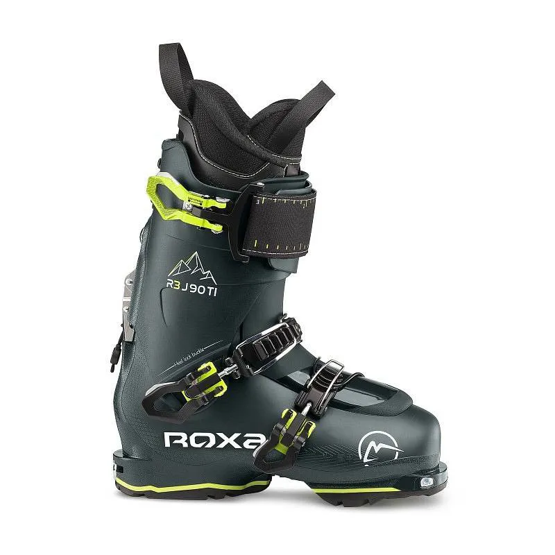 Children's ski boots ROXA R3 J 90 TI for kids for touring skiing. One of the most versatile ski boots in the children's range. Alps, freeride, or touring skiing: you set the limit, not the boots.